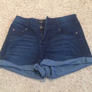 Denim shorts